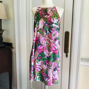 Tropical Flowers Shift Dress